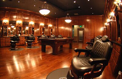 Interior of Boardroom salon