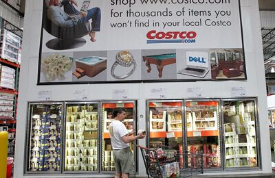 Shopping at Costco