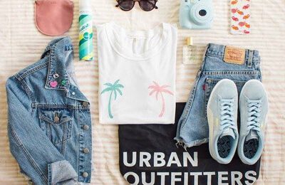 selection of items from urban outfitters