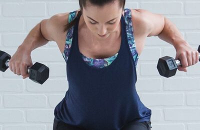 woman working out