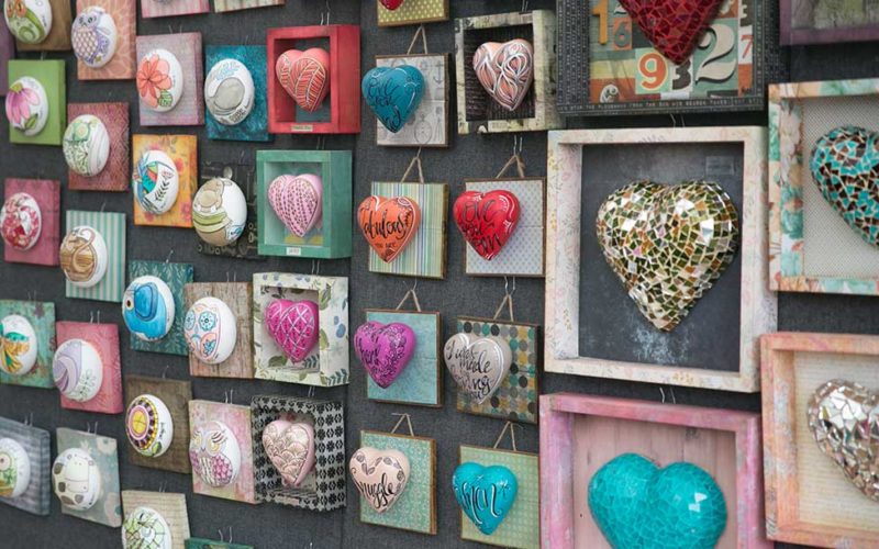 heart shaped artwork