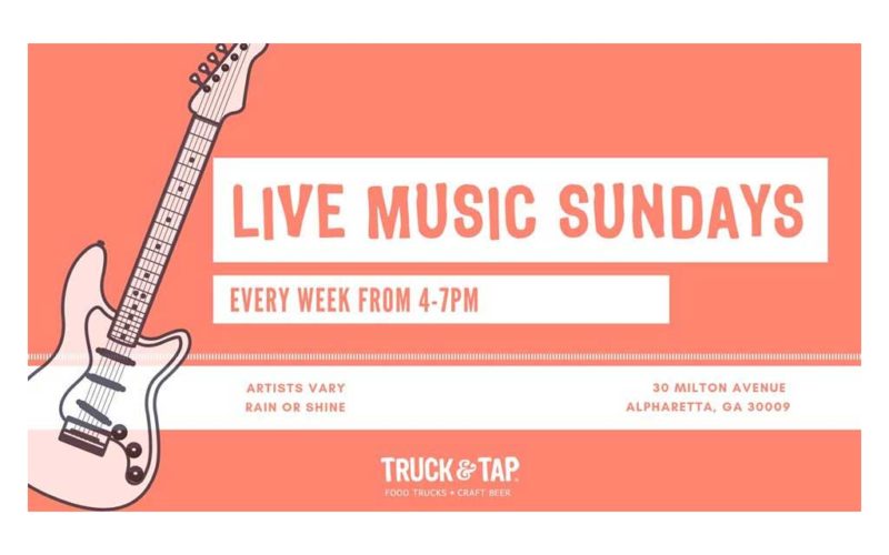 Live music Sundays from 4-7pm flyer
