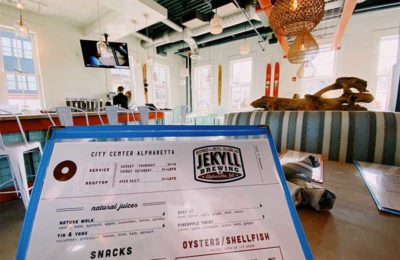 Jekyll Brewing menu