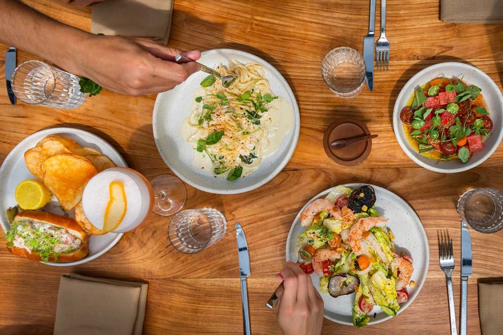 Plates of healthy food in Alpharetta