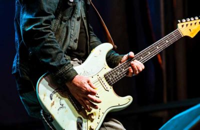guy playing guitar