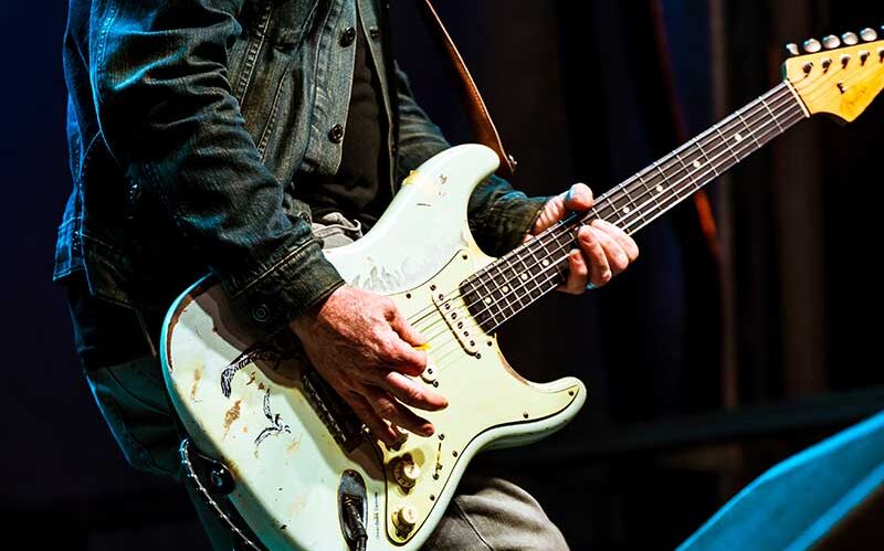 guy playing guitar