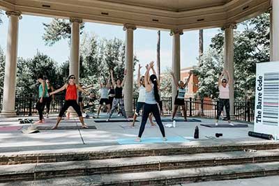 women working out