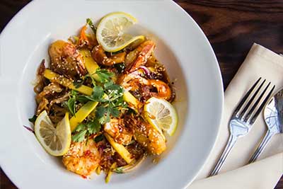 Asian shrimp dish