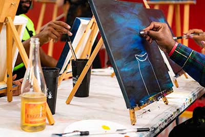 guy painting