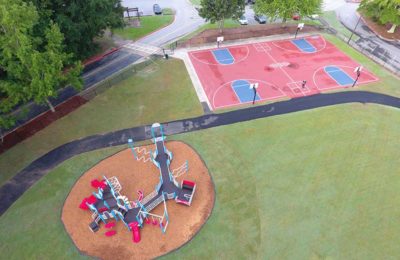 playground ariel shot