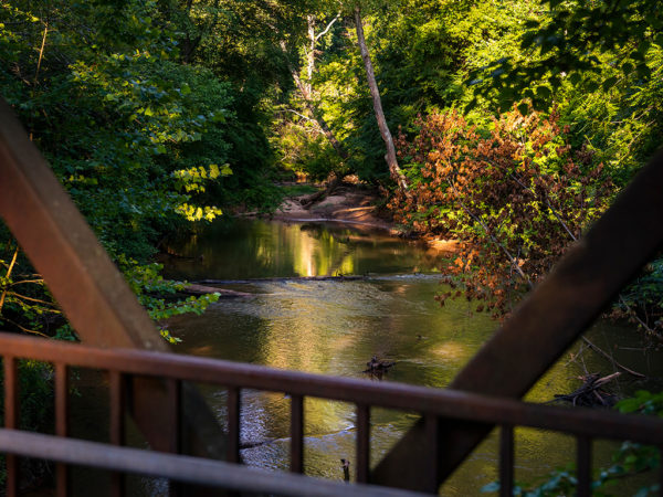 overlooking creek