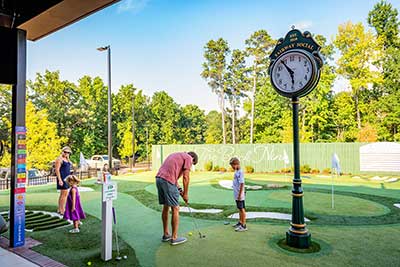 family putt putt golf