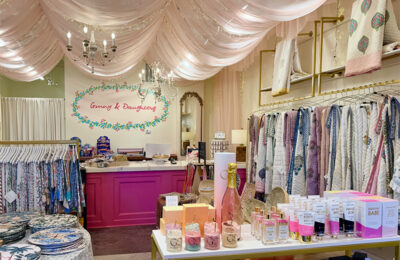 Ginny and Daughters offers luxury clothes shopping.
