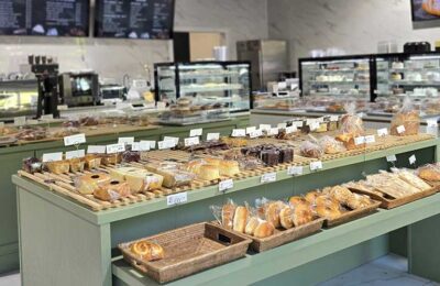 inside a bakery