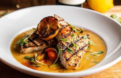 chicken dish with sauce