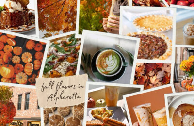 fall time food collage.