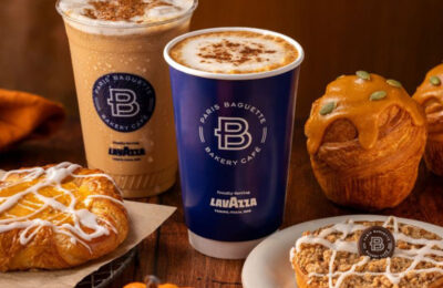 coffee and pastries in a Autumn theme.